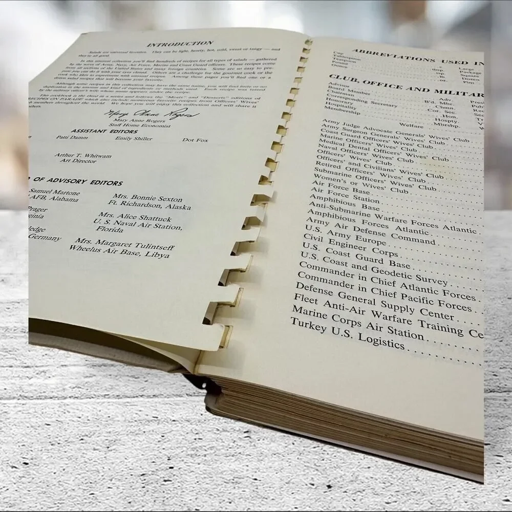 Recipes on Parade Salads Military Officers Wives Cookbook‎ Vitg Multi Good 2000